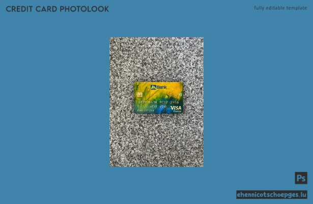 Jamaica National Bank Visa Electron Karte Fotoansicht Beispielvorschau
